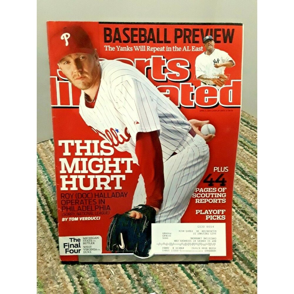 Sports Illustrated Magazine April 2010 Roy Halladay Philadelphia Phillies